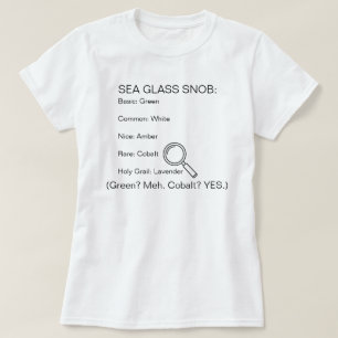 Zee Glas Snob (Groen? Meh. Kobalt? JA.) T-shirt