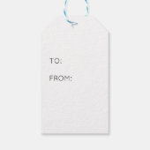 Zee Glas Strand Patroon Gift Labels Cadeaulabel (Achterkant)