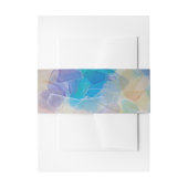 Zee Glass Ocean Beach Bruiloft Uitnodigingen Wikkel (Voorkant Voorbeeld)