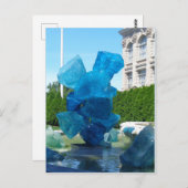 Zee Glass Statue Briefkaart (Voorkant / Achterkant)