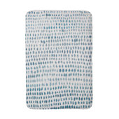 Zee Glass Turquoise Beach Pebble Medium Bath Mat (Voorkant Verticaal)