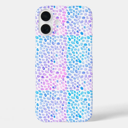 Zee Glass Turquoise Pattern Zeemeermin Case-Mate iPhone Case (Achterkant)