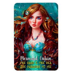 Zee Godin Nymph Siren Mermaid Cruise Room Door Magneet