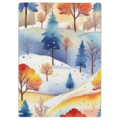 Zee golf Meerkleurig Klembord (Achterkant)