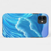 Zee golf ontwerp - stromende golf Case-Mate iPhone case (Achterkant (horizontaal))