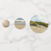 Zee ,golven en duinen - confetti (Achterkanten)