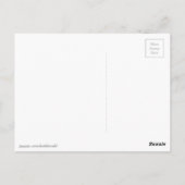 Zee gras langs de kust briefkaart (Achterkant)