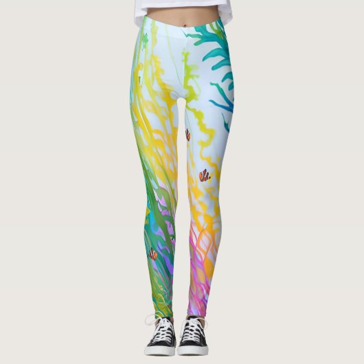 Zee gras Leggings (Voorkant)