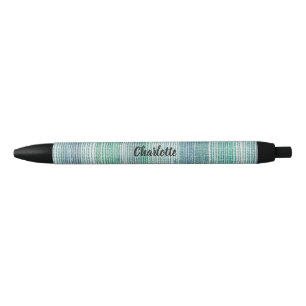 Zee Grass Texture Pattern Beach Zwarte Inkt Pen