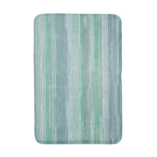 Zee Grass Turquoise Strand Textuur Medium Badmat (Voorkant Verticaal)