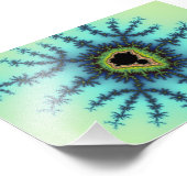 Zee Green Fractal Foto Afdruk (Hoek)