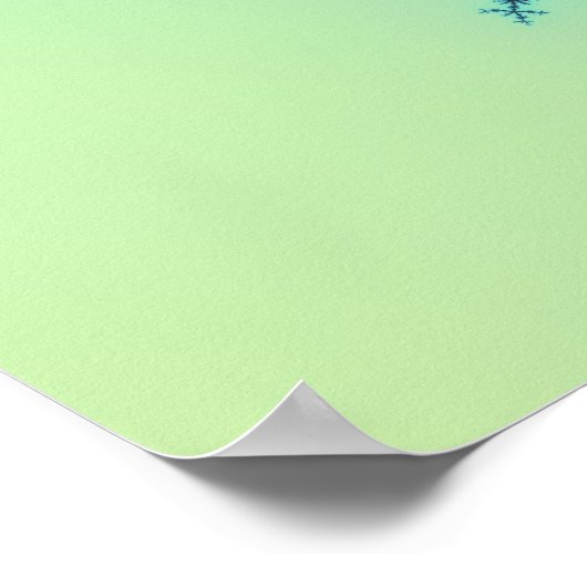 Zee Green Fractal Poster (Hoek)