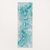 Zee Green Marble Butterflies Yogamat (Voorkant)