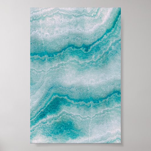 Zee Green Marble Texture Poster (Voorkant)