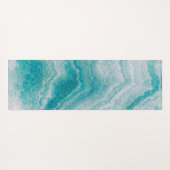 Zee Green Marble Texture Yogamat (Achterkant (horizontaal))