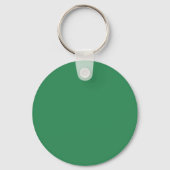 Zee Green Plain Elegant Modern minimalist Sleutelhanger (Achterkant)