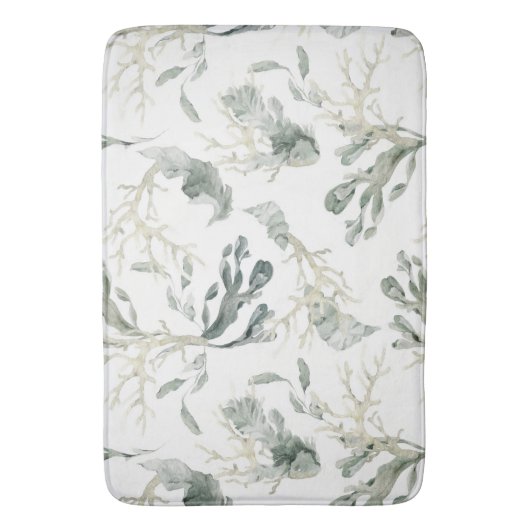 Zee Greens Pattern Badmat (Voorkant Verticaal)