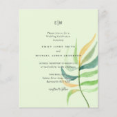 Zee Groen Blauw Tropisch Blauwbruine Longbruiloft (Voorkant)