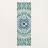 Zee Groen en Blauw Kust Mandala Patroon Yogamat (Achterkant)