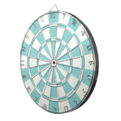 Zee groen en wit dartbord (Voorkant Rechts)