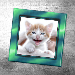 Zee Groen Foto Rand Magneet