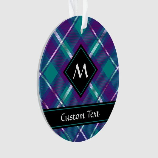 Zee Groen, Paars en blauw Tartan Ornament (voorkant)