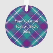 Zee Groen, Paars en blauw Tartan Ornament (achterkant)