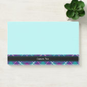 Zee Groen, Paars en blauw Tartan Post-it® Notes (Kantoor)