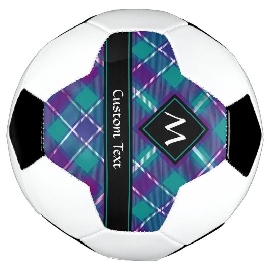 Zee Groen, Paars en blauw Tartan Voetbal (Gedraaid)