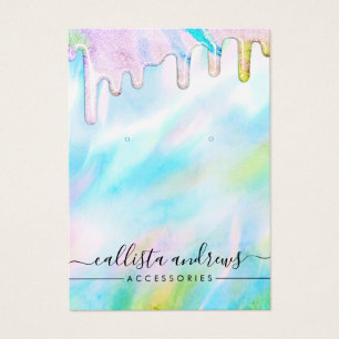 Zee groene holografische glitterschijven verdienen visitekaartje