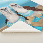 Zee Gull Beach Sherpa Blanket Deken (3/4)
