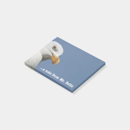 Zee Gull - Gepersonaliseerd Post-it® Notes (Schuin)