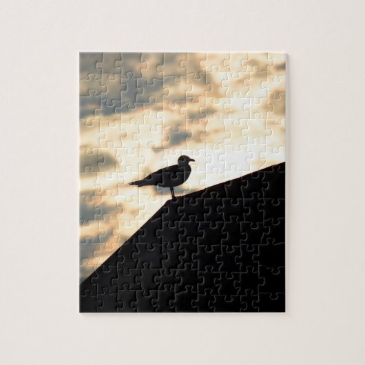 Zee Gull Sunset Legpuzzel (Verticaal)