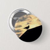 Zee Gull Sunset Ronde Button 5,7 Cm (Voorkant /achterkant)