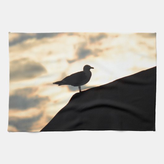Zee Gull Sunset Theedoek (Horizontaal)