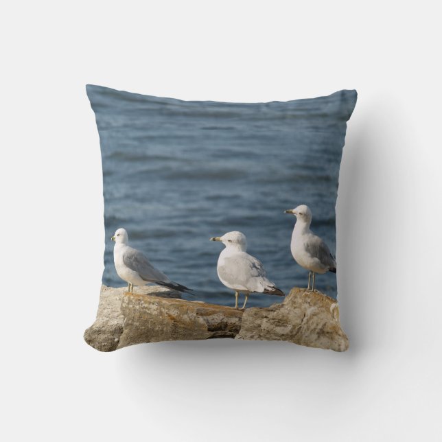 Zee Gulls American MoJo Pillow Kussen (Voorkant)