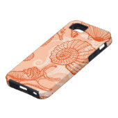 Zee handgetekend patroon Case-Mate iPhone case (Onderkant)