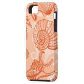 Zee handgetekend patroon Case-Mate iPhone case (Achterkant Links)