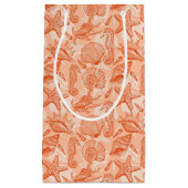 Zee handgetekend patroon klein cadeauzakje (Voorkant)