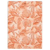 Zee handgetekend patroon klembord (Achterkant)