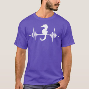 Zee hartslag zeepaardje t-shirt