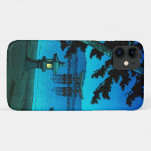 Zee hasui kawase met wolk japanse moonlit nachtkle Case-Mate iPhone case (Achterkant (horizontaal))