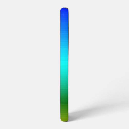 Zee & Hemelsblauw en Groen Verloop Naam toevoegen Samsung Galaxy Hoesje (Linkerkant)