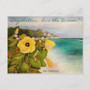 Zee Hibiscus Briefkaart