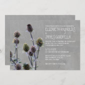 Zee Holly Wedding Invitations Kaart (Voorkant / Achterkant)