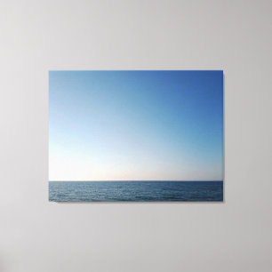 Zee Horizon Lucht Canvasprint Canvas Afdruk