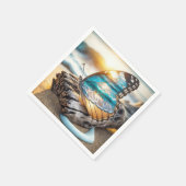 Zee in vlindervleugels servet (Hoek)