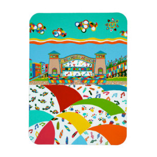 Zee Isle Band Shell 3 x 4 Flexible Magnet Magneet