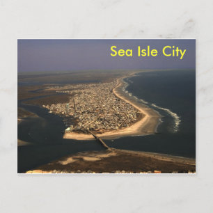 Zee Isle City Aerial Briefkaart