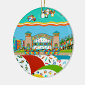 Zee Isle City Keramisch Ornament (Links)